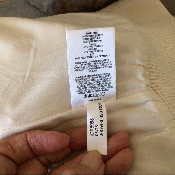 NWT Express x Negin Mirsalehi Sherpa bomber jacket - Picture 8 of 11